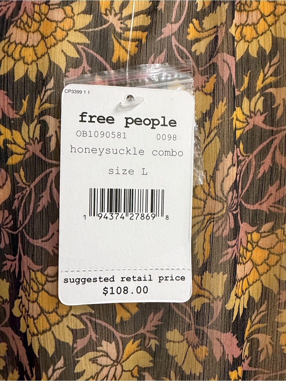 Free People Valerie Duster in honeysuckle - Picture 7 of 7